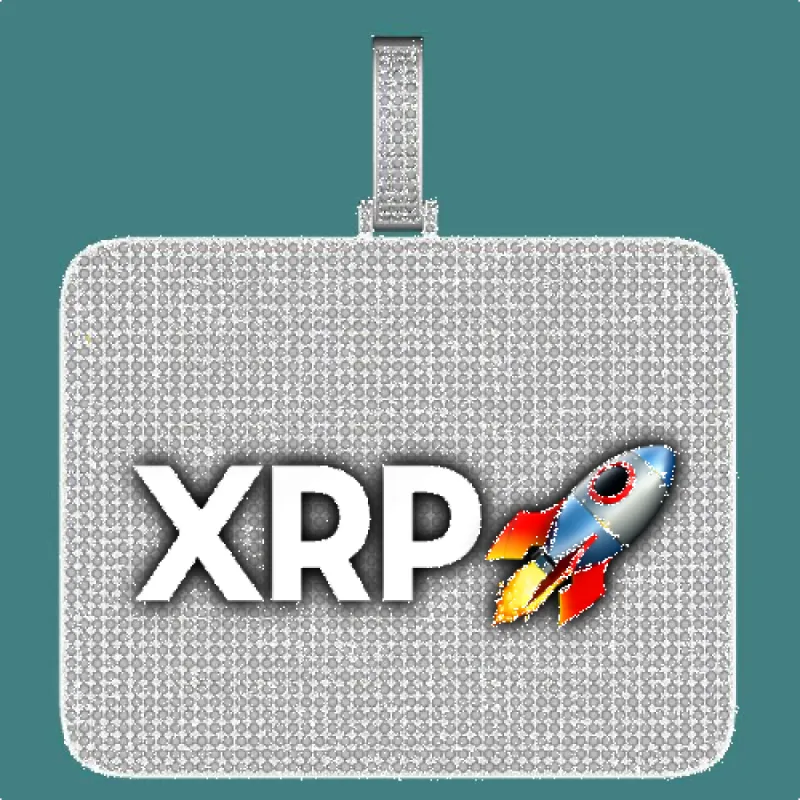 CUSTOM LETTER NECKLACE 3D BIG SQUARE sold by The GUU Shop