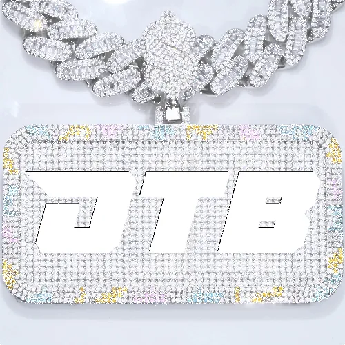 CUSTOM LETTER NECKLACE 3D COLORFUL SQUARE sold by The GUU Shop