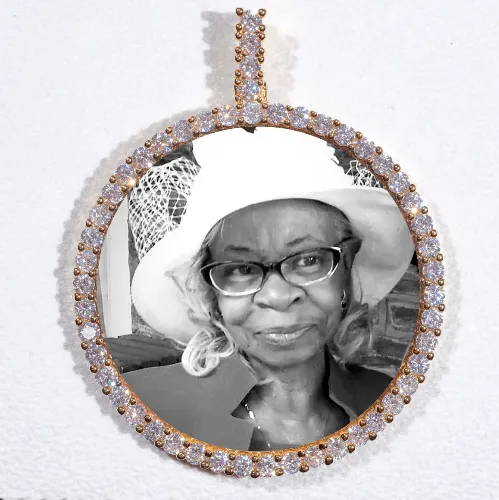 LARGE 3D CIRCLE CUSTOM PICTURE PENDANT sold by The GUU Shop