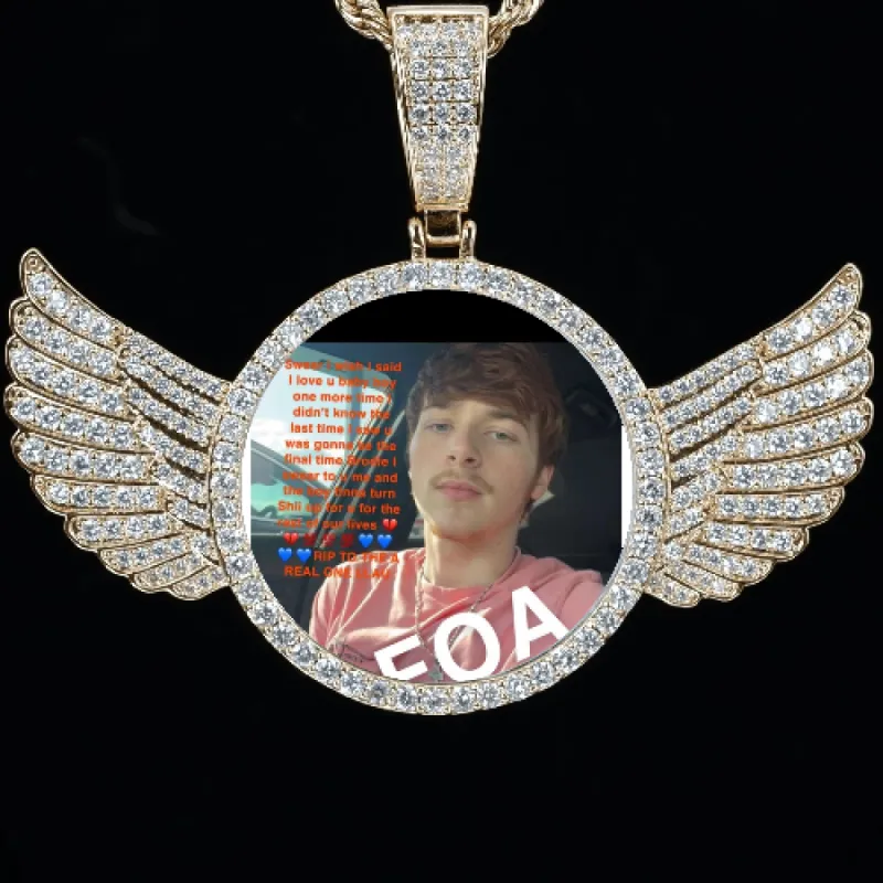 CUSTOM PICTURE PENDANT STYLE-4 sold by The GUU Shop