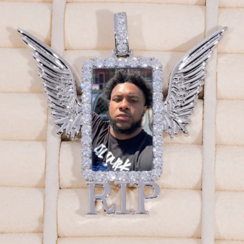 RIP WING 3D CUSTOM PICTURE PENDANT made by The GUU Shop