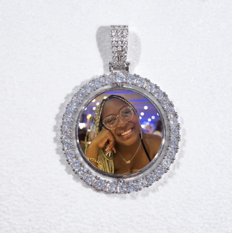 3D Spinning 2-Faced Custom Picture Pendant sold by The GUU Shop