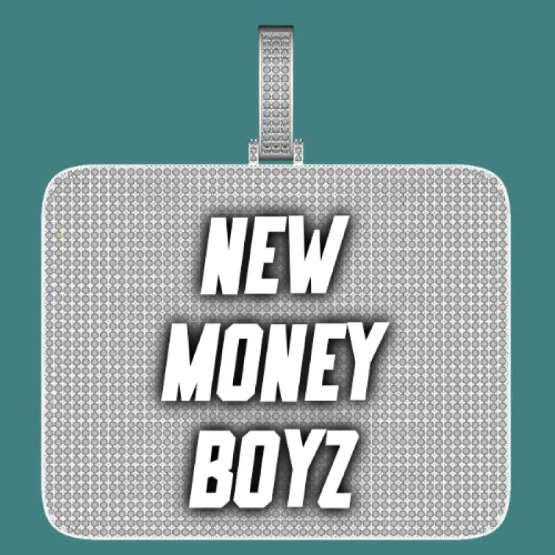 CUSTOM LETTER NECKLACE 3D BIG SQUARE sold by The GUU Shop