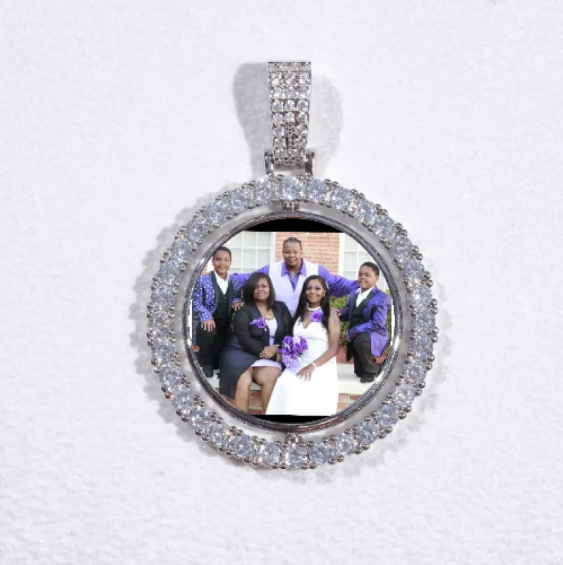 3D Spinning 2-Faced Custom Picture Pendant sold by The GUU Shop