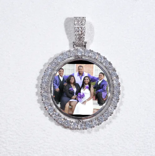 3D Spinning 2-Faced Custom Picture Pendant sold by The GUU Shop