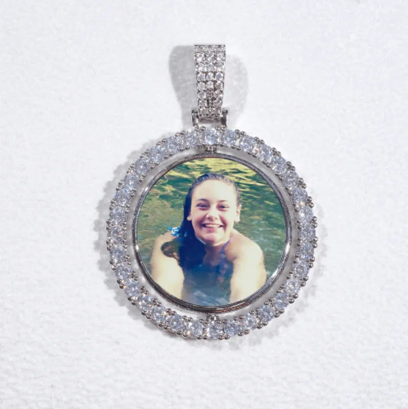 3D Spinning 2-Faced Custom Picture Pendant sold by The GUU Shop