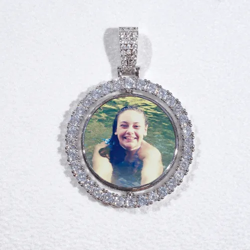 3D Spinning 2-Faced Custom Picture Pendant sold by The GUU Shop