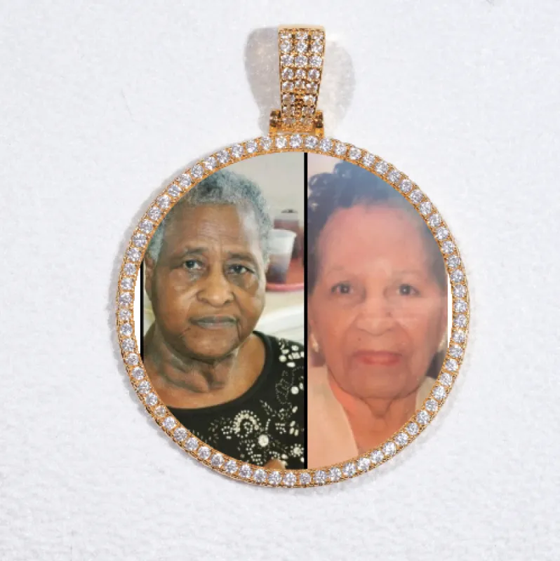 MEDIUM 3D CIRCLE CUSTOM PICTURE PENDANT sold by The GUU Shop