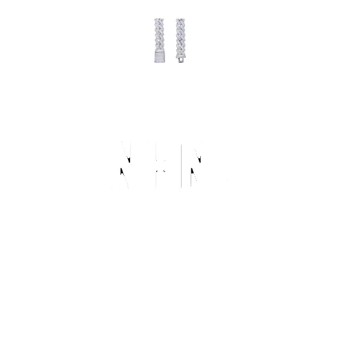 Custom Letters Baguette Two Layer Necklace sold by The GUU Shop