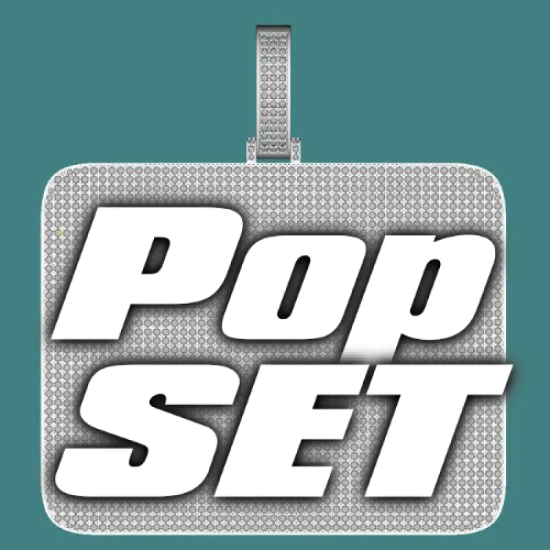 CUSTOM LETTER NECKLACE 3D BIG SQUARE sold by The GUU Shop