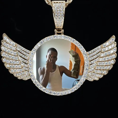 CUSTOM PICTURE PENDANT STYLE-4 sold by The GUU Shop