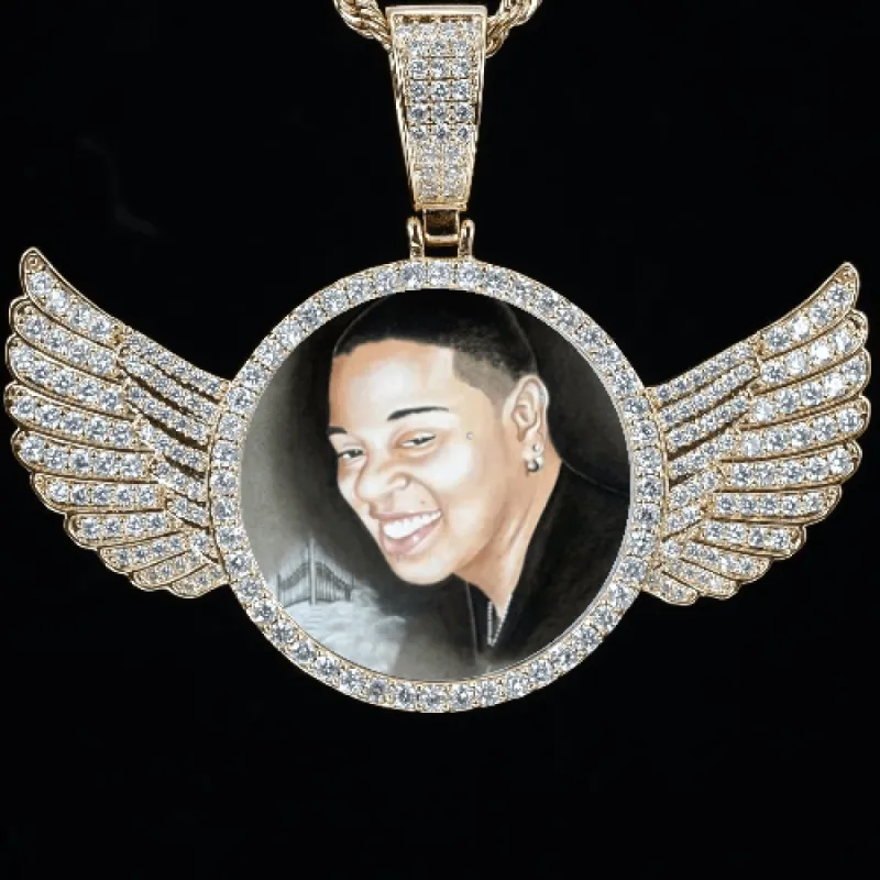 CUSTOM PICTURE PENDANT STYLE-4 sold by The GUU Shop