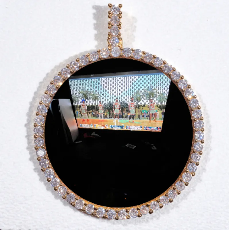 LARGE 3D CIRCLE CUSTOM PICTURE PENDANT sold by The GUU Shop