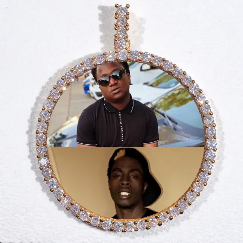 LARGE 3D CIRCLE CUSTOM PICTURE PENDANT sold by The GUU Shop