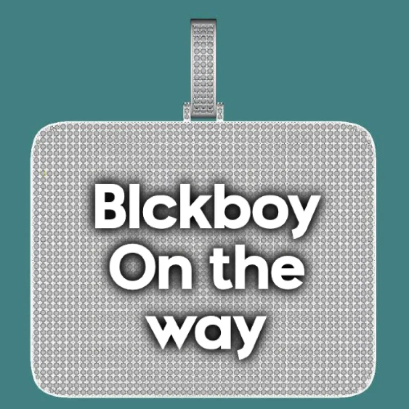 CUSTOM LETTER NECKLACE 3D BIG SQUARE sold by The GUU Shop