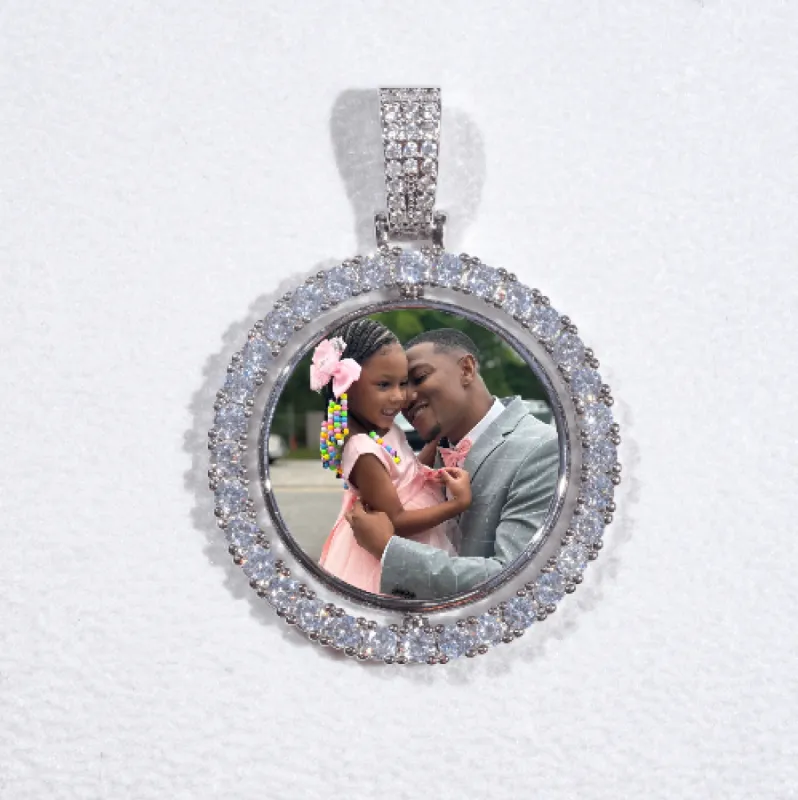 3D Spinning 2-Faced Custom Picture Pendant sold by The GUU Shop