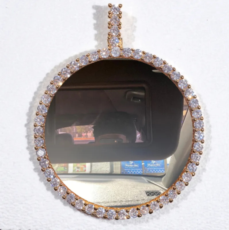 LARGE 3D CIRCLE CUSTOM PICTURE PENDANT sold by The GUU Shop