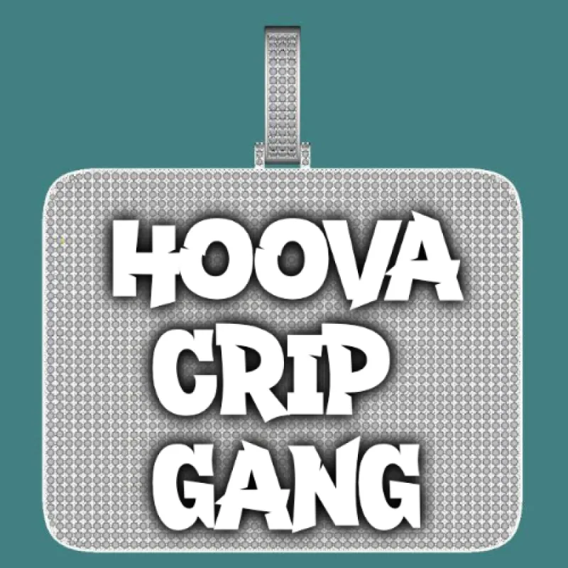 CUSTOM LETTER NECKLACE 3D BIG SQUARE sold by The GUU Shop