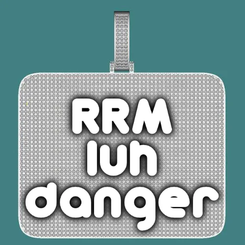 CUSTOM LETTER NECKLACE 3D BIG SQUARE sold by The GUU Shop