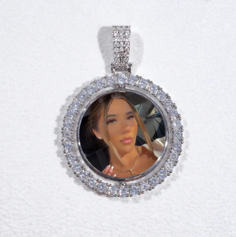 3D Spinning 2-Faced Custom Picture Pendant sold by The GUU Shop