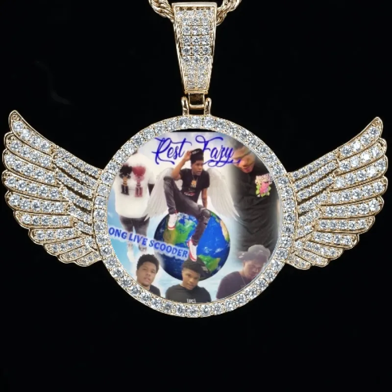 CUSTOM PICTURE PENDANT STYLE-4 sold by The GUU Shop