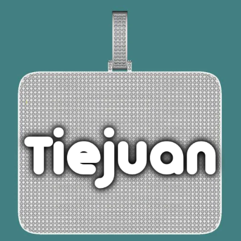 CUSTOM LETTER NECKLACE 3D BIG SQUARE sold by The GUU Shop