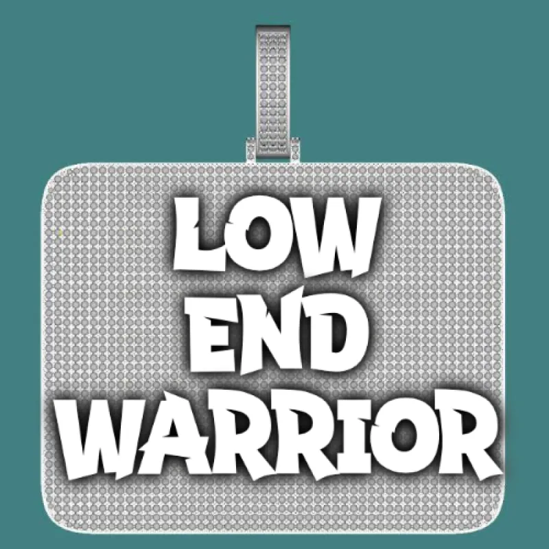 CUSTOM LETTER NECKLACE 3D BIG SQUARE sold by The GUU Shop