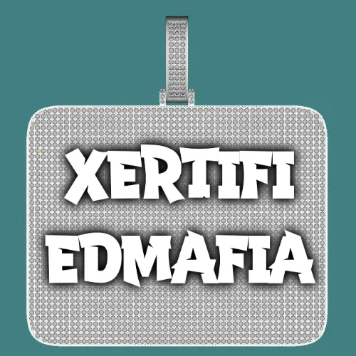 CUSTOM LETTER NECKLACE 3D BIG SQUARE sold by The GUU Shop