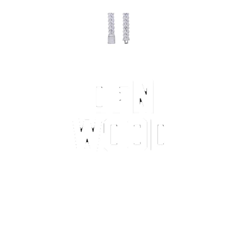 Custom Letters Baguette Two Layer Necklace made by The GUU Shop