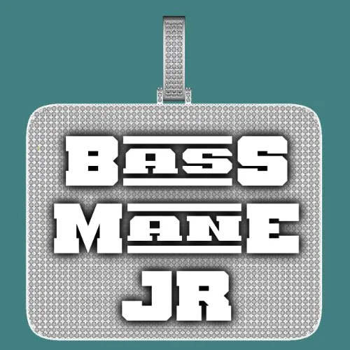 CUSTOM LETTER NECKLACE 3D BIG SQUARE sold by The GUU Shop