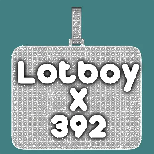 CUSTOM LETTER NECKLACE 3D BIG SQUARE sold by The GUU Shop