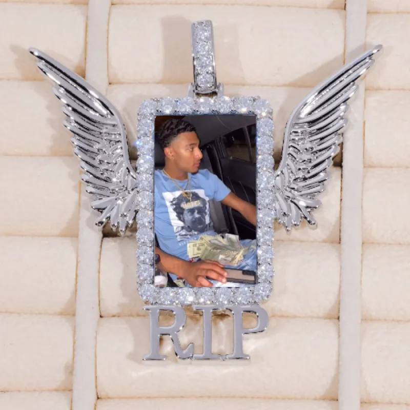 RIP WING 3D CUSTOM PICTURE PENDANT made by The GUU Shop