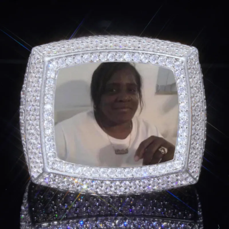 3D CUSTOM PICTURE ICED RING sold by The GUU Shop