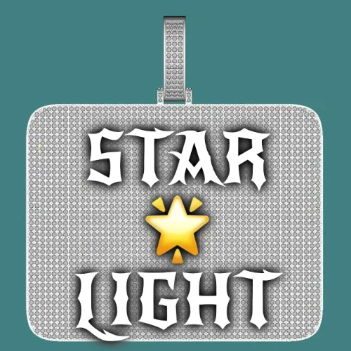 CUSTOM LETTER NECKLACE 3D BIG SQUARE sold by The GUU Shop