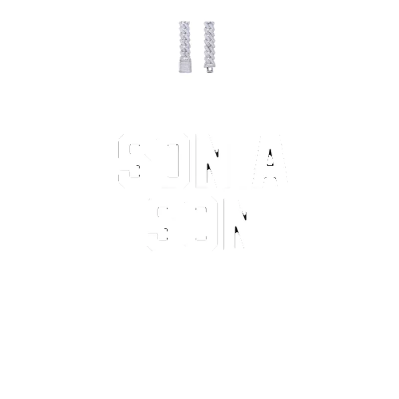 Custom Letters Baguette Two Layer Necklace made by The GUU Shop