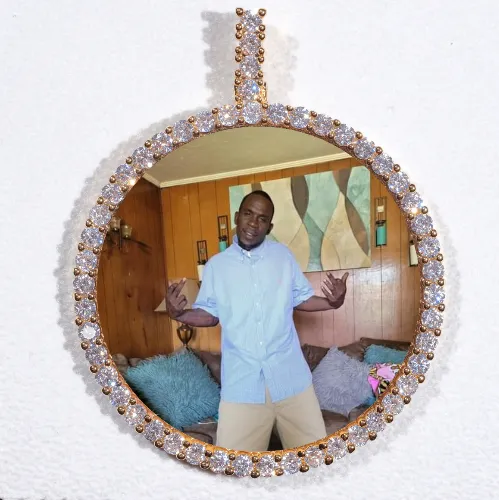 LARGE 3D CIRCLE CUSTOM PICTURE PENDANT sold by The GUU Shop