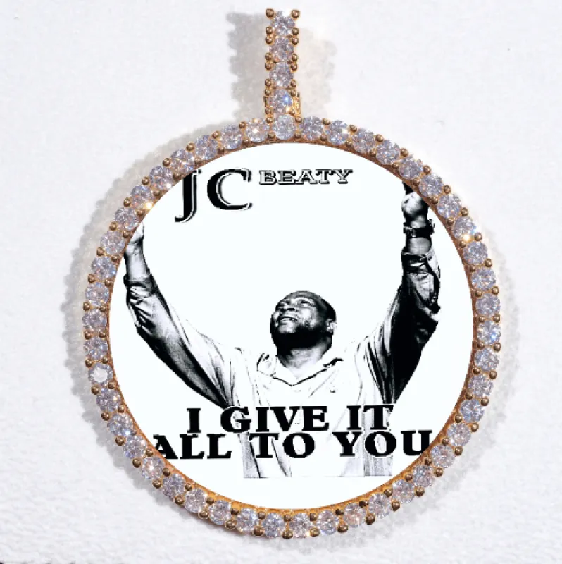 LARGE 3D CIRCLE CUSTOM PICTURE PENDANT sold by The GUU Shop