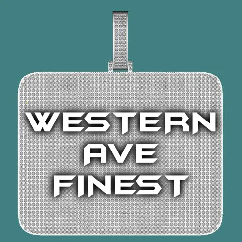 CUSTOM LETTER NECKLACE 3D BIG SQUARE sold by The GUU Shop