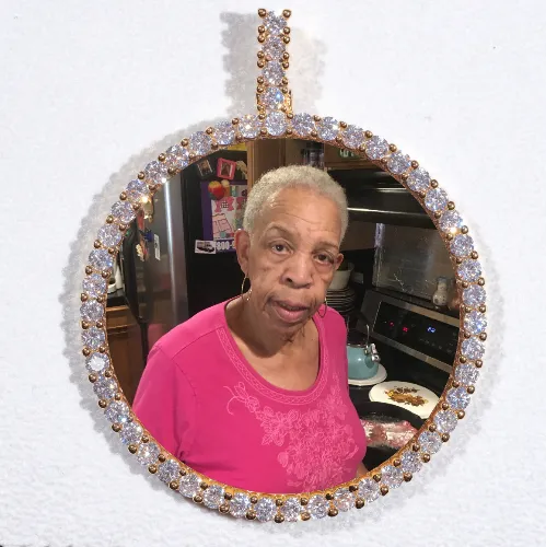 LARGE 3D CIRCLE CUSTOM PICTURE PENDANT sold by The GUU Shop