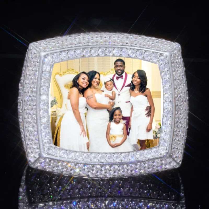 3D CUSTOM PICTURE ICED RING sold by The GUU Shop