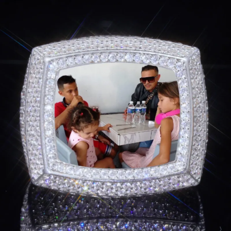 3D CUSTOM PICTURE ICED RING sold by The GUU Shop