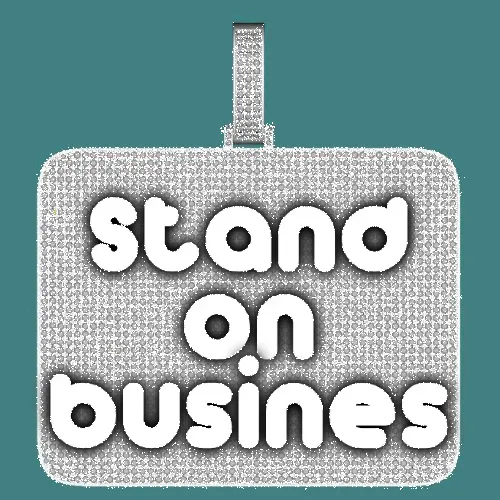 CUSTOM LETTER NECKLACE 3D BIG SQUARE sold by The GUU Shop