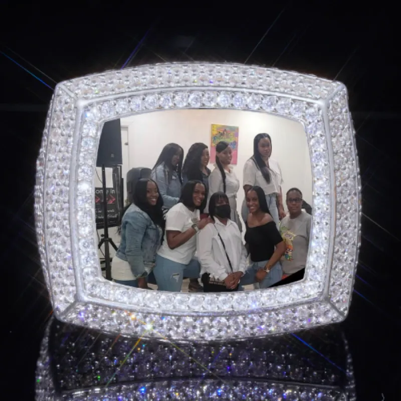 3D CUSTOM PICTURE ICED RING sold by The GUU Shop