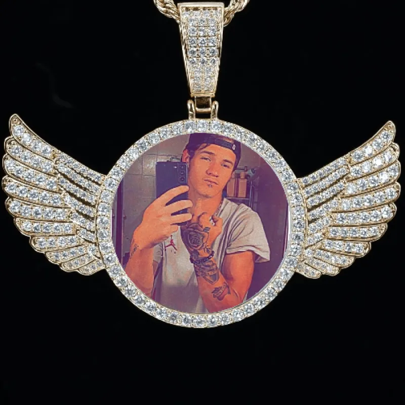 CUSTOM PICTURE PENDANT STYLE-4 sold by The GUU Shop