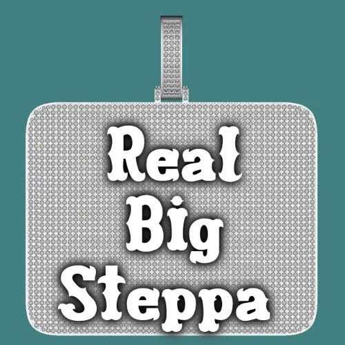 CUSTOM LETTER NECKLACE 3D BIG SQUARE sold by The GUU Shop