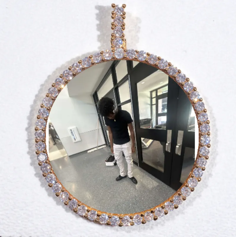 LARGE 3D CIRCLE CUSTOM PICTURE PENDANT made by The GUU Shop