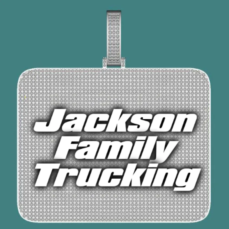 CUSTOM LETTER NECKLACE 3D BIG SQUARE sold by The GUU Shop