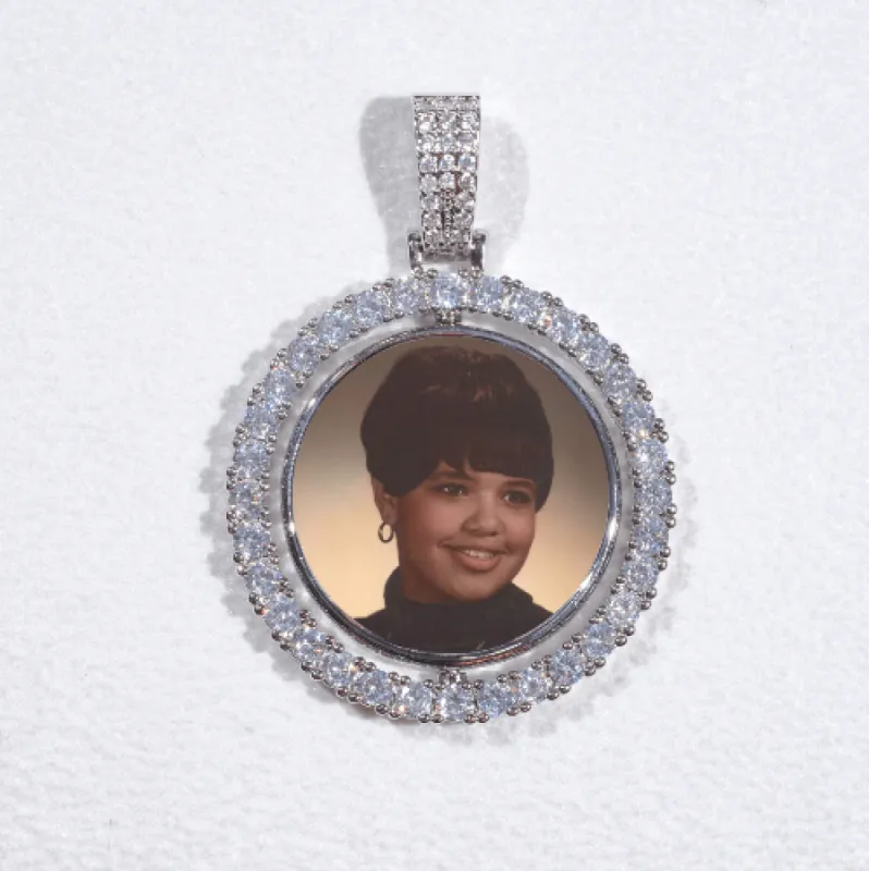 3D Spinning 2-Faced Custom Picture Pendant sold by The GUU Shop