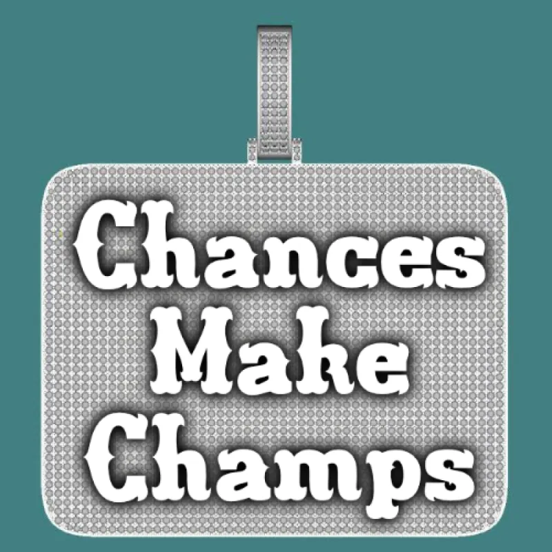 CUSTOM LETTER NECKLACE 3D BIG SQUARE sold by The GUU Shop