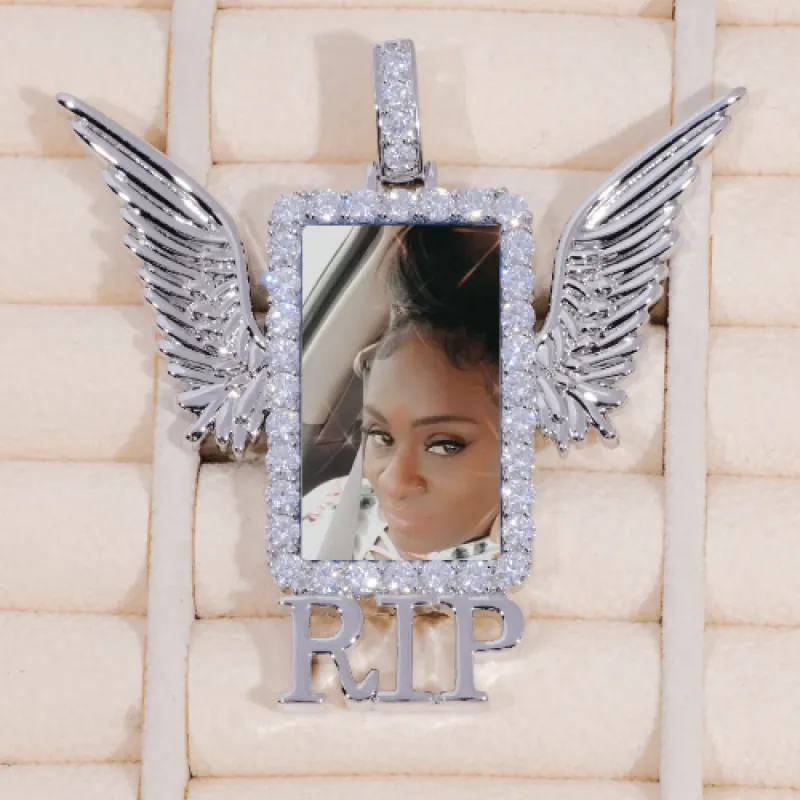 RIP WING 3D CUSTOM PICTURE PENDANT made by The GUU Shop